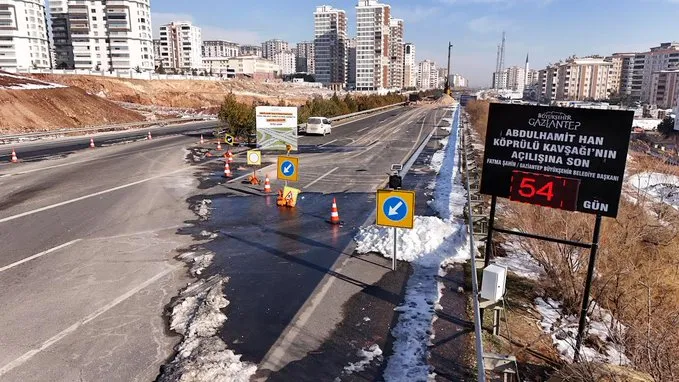 ABDÜLHAMİT HAN KÖPRÜLÜ KAVŞAĞI İÇİN GERİ SAYIM BAŞLADI!